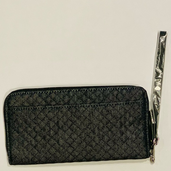 Vera Bradley RFID Accordion Wristlet, Denim Navy - Picture 7 of 12